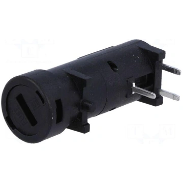 Fuse holder | cylindrical fuses | Mounting: THT | 