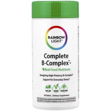 Rainbow Light, Complete B-Complex+™, 90 Tablets