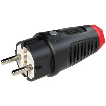 PCE 16A 2P+Z 230V SCHUKO VDE IP54 gumijas spraudni