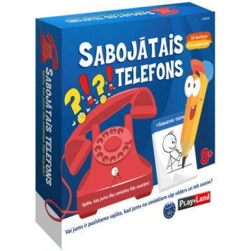 Galda spēle Sabojātais telefons (8+, latviešu valo