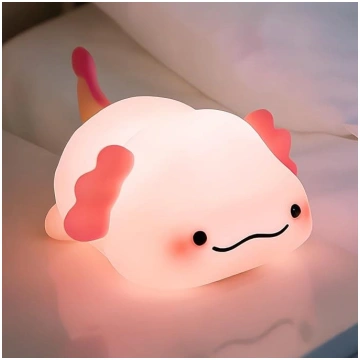 Axolotl Nachtlicht für Kinder, Squishy Silikon 3 S
