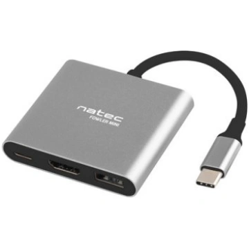 Natec Multi-Port Adapter, Fowler, USB-C, HDMI, USB