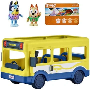 Bluey"s City Bus Transportlīdzekļu un oficiālo fig