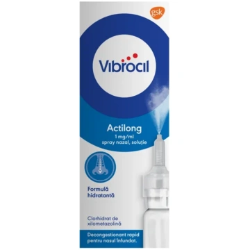 VIBROCIL Actilong nasal spray, 10ml, Haleon GSK