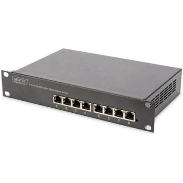 Digitus 10\" Gigabit Ethernet Switch, 8-Port, Unma