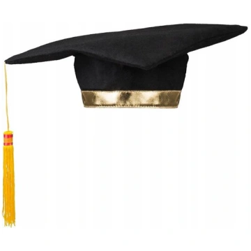 Studentu un absolventu berete - melna
