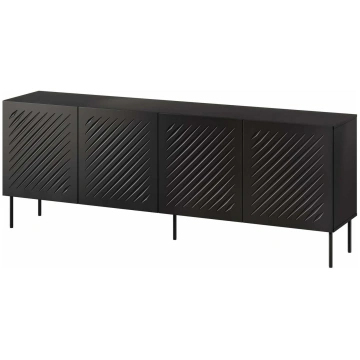 Kumode Cama Siena, melna krās., 75 cm x 200 cm x 4