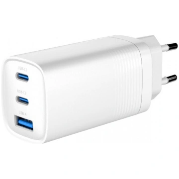 Lādētājs Gembird 3-port 65W GaN USB PowerDelivery