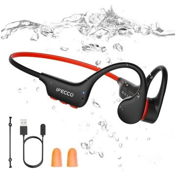 IFECCO Knochenschall Kopfhörer Schwimmen Bluetooth