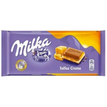 Šokolādes tāfelīte Milka ar karameļu pildījumu 100