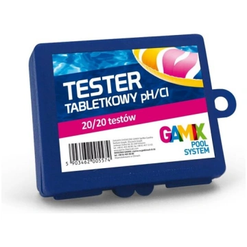 GAMIX tablečių testeris vandens savybėms PH/CL tir