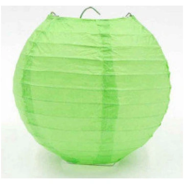 Laterna papīra gaiši zaļš 20 cm