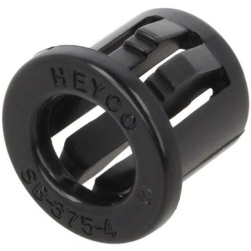 Grommet; Ømount.hole: 9.5mm; Øhole: 6.35mm; polyam