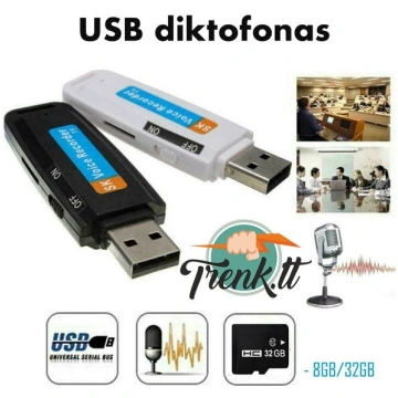 Diktofons Slēpts USB Diktofons