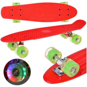 LED Skateboard with Light-Up Wheels for Skatepark 