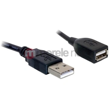 Delock Extension cable USB 2.0 A-A 15 cm male / fe