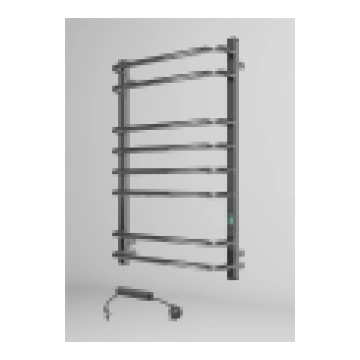 Electric towel warmers Standart Lux 8, black, whit