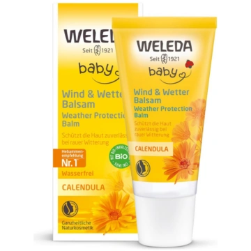 WELEDA CALENDULA BABY, aizsargkrēms pret vēju un a