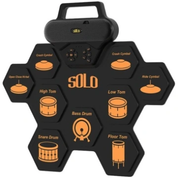 NN SOLO roll-up electronic drum set USB-C MP3 No-N