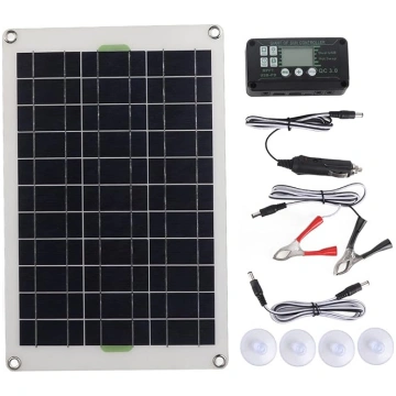 Saules paneļu komplekts, 50 W 30 A 12 V 24 V pārnē