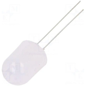 LED | white warm | 10mm | 500÷750mcd | 30° | Front