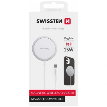 Swissten MagStick Lādētājs 15W priekš Apple iPhone