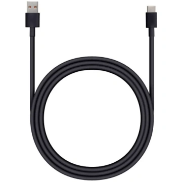USB A to Type-C 3.0 2A HD2 cable, 1 m, black