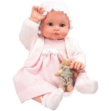 Magic Baby Lelle-bēbis rozā kleitā 47cm 46015 (m)