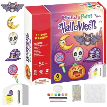 Bajbumgn ģipša figūras Halloween rokdarbu krāsošan