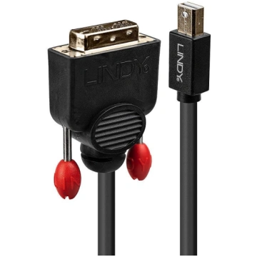 CABLE MINI DP TO DVI 3M/BLACK 41953 LINDY | 41953 