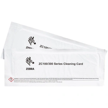 Zebra Cleaning Card Kit (Improved) ZC100/300 2 Car