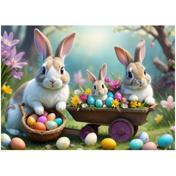 Puzzle Easter Bunnies Alipson Puzzle