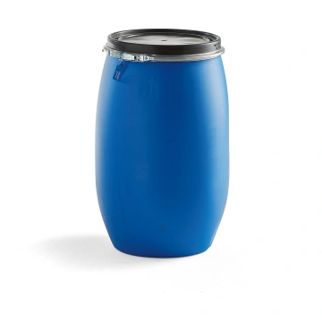 Plastmasas muca, 120 L, zilas