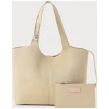 COCCINELLE C-EASY SUEDE - Maisiņveida soma - sands