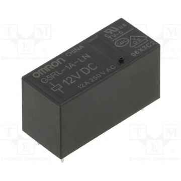 Relay: electromagnetic; SPST-NO; Ucoil: 12VDC; Ico