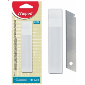 Žiletes nazim MAPED 18mm 10 gab