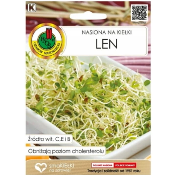 Dabīgās linsēklas 10g – riekstu garša, augsts uztu