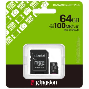 Kingston Canvas Select Plus microSDXC C10 UHS-1 64