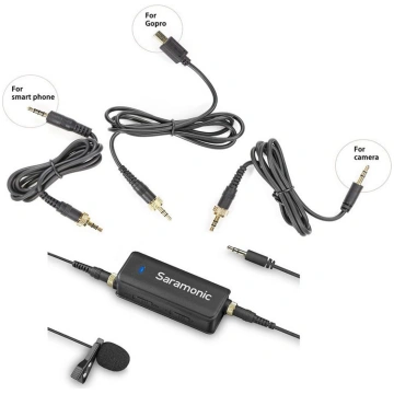 Saramonic LavMic Premium Miniature Audio Mixer Wit