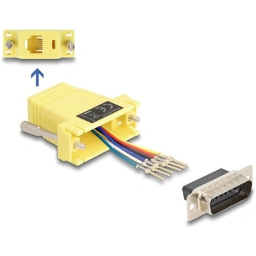 Delock D-Sub 15 pin male to RJ12 female Assembly K