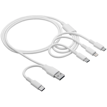 USB A + C tipa USB kabelis / C tipa USB + USB Micr