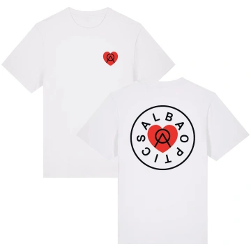 ALBA OPTICS T-SHIRT LOGO HEART - LARGE