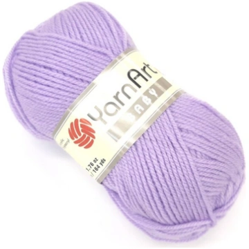 Adīšanas dzija YarnArt Baby, krāsa violeta 9560