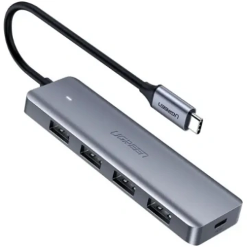 Ugreen USB-C HUB - 4x USB 3.2 ar USB-C jaudas port