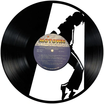 Michael Jackson Laser Cut Vinyl Record artist repr