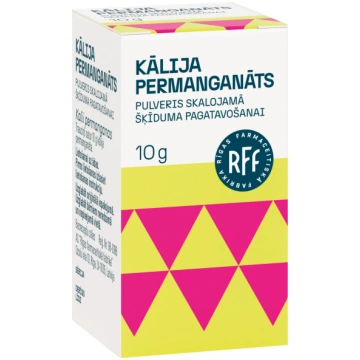 RFF Kālija permanganāts, pulveris skalojamā šķīdum