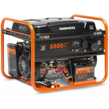 Benzīna ģenerators 390cc 5.5kW 230V GDA 6500E DAEW