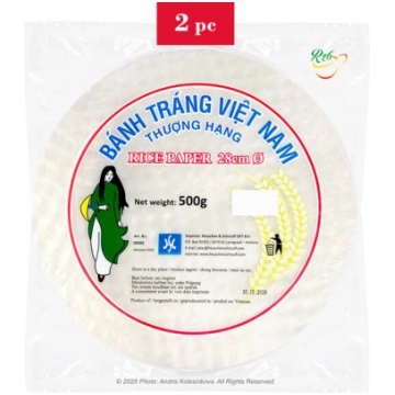 Rīsu papīrs D28cm, Rice Paper, Thuong Hang, 2x500g