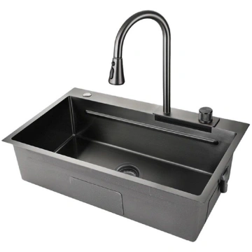 STAINLESS STEEL SINK+FAUCET MASTERJERO ACS6046 (69