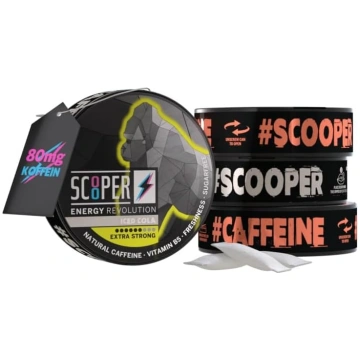 SCOOPER Energy 80 mg Iced Box Peach Extra Strong 2